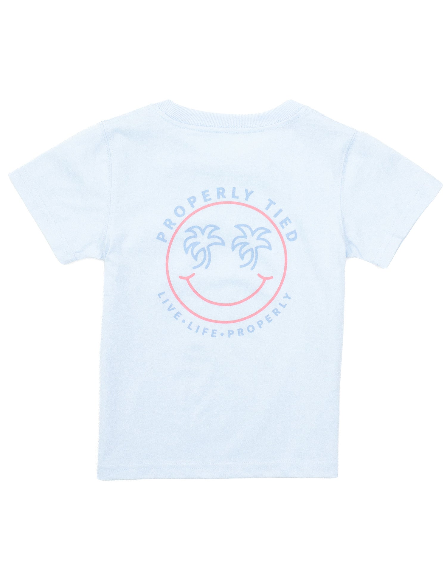 Girls Smiley SS Periwinkle