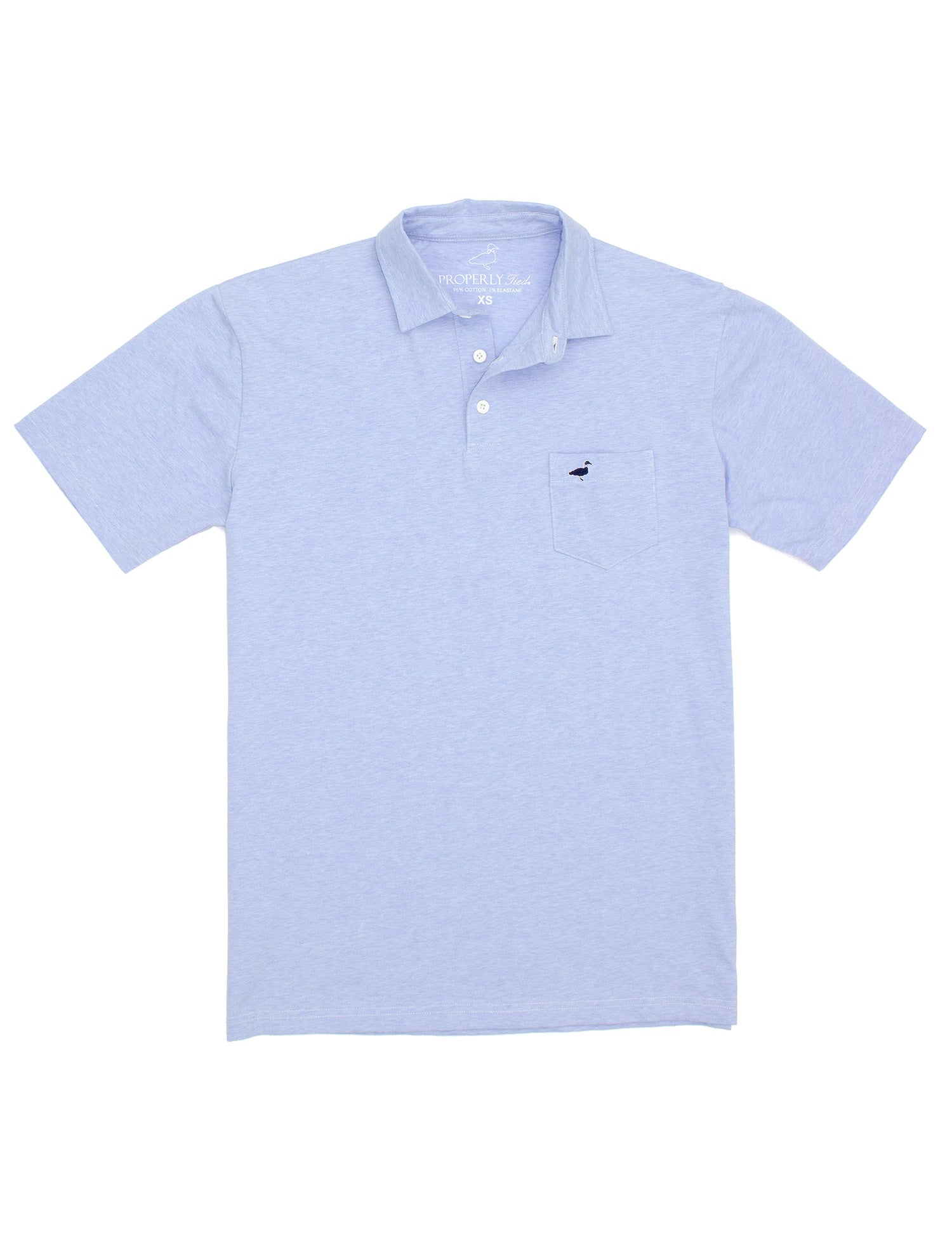 Harrison Pocket Polo SS Light Blue