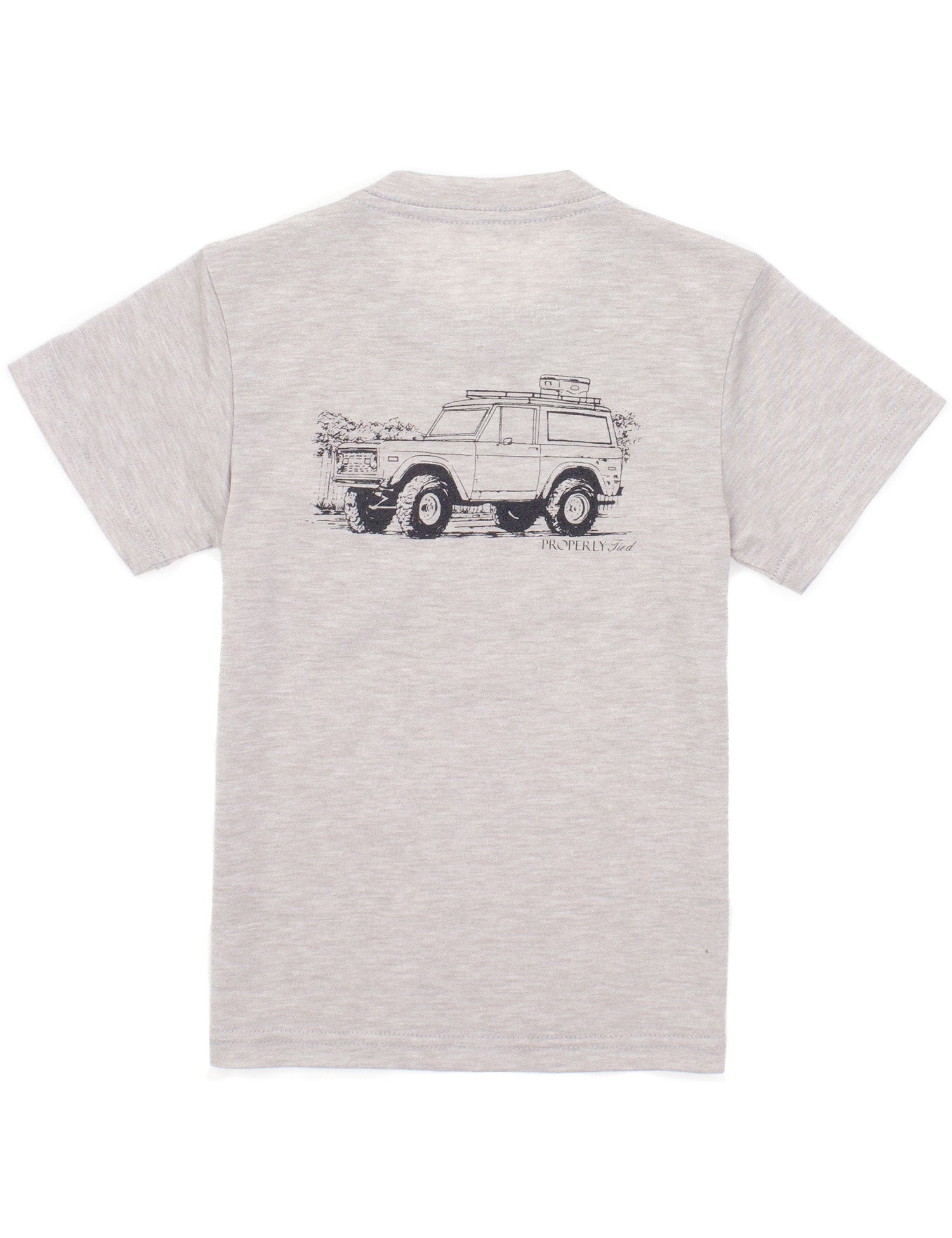 Boys Portland Pocket Tee SS 4X4 Ice Grey