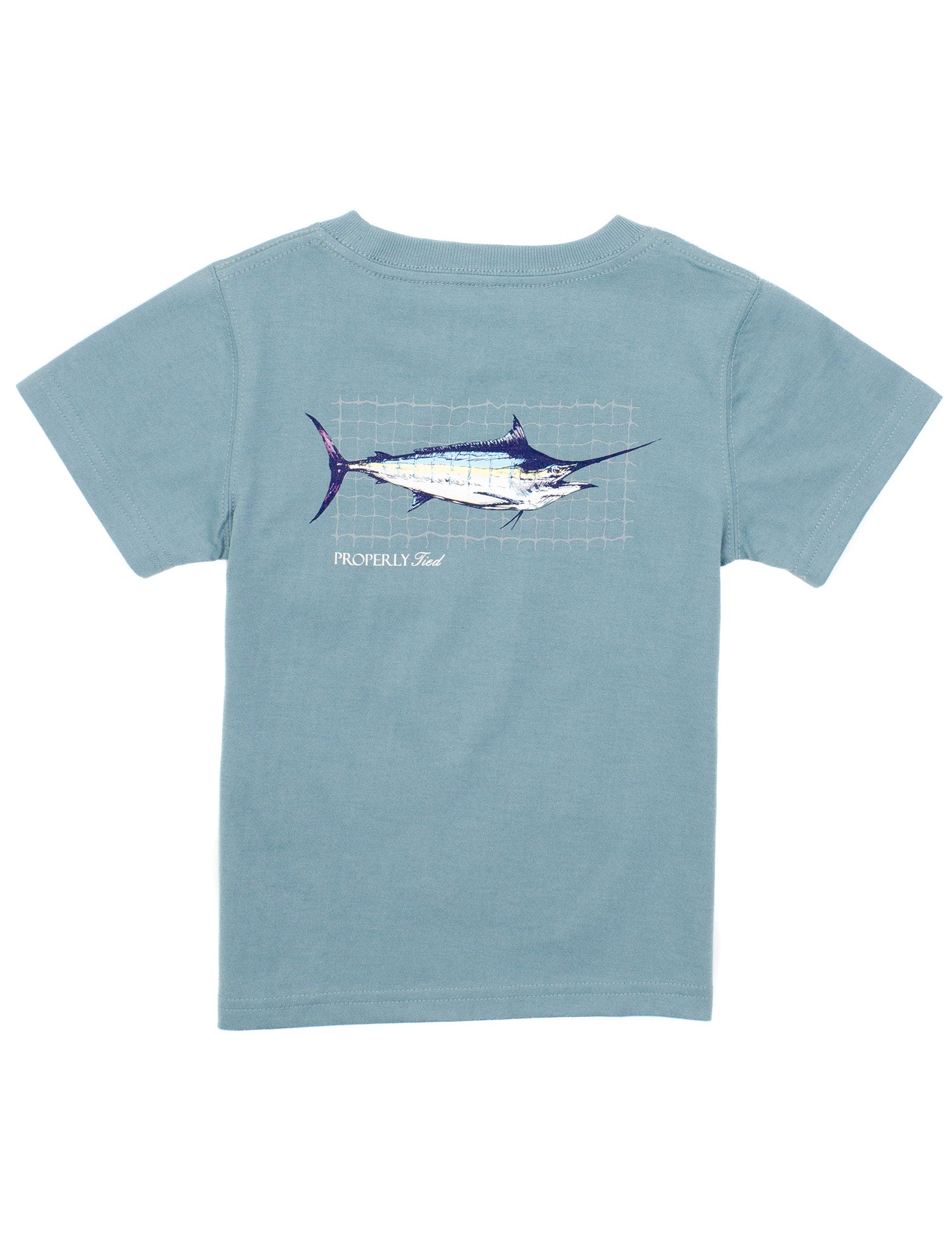 Boys Swordfish SS Steel Blue