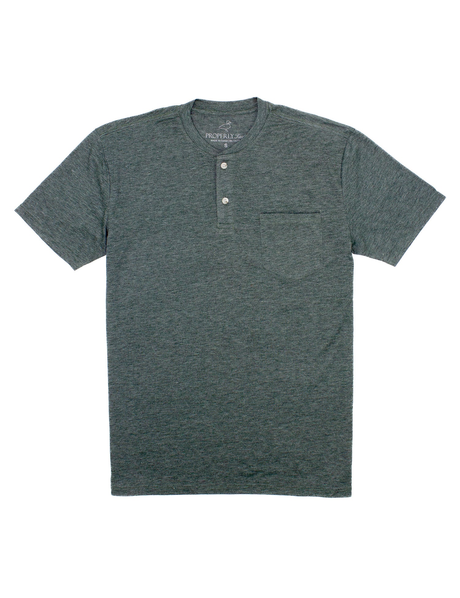 Portland Henley SS Evergreen